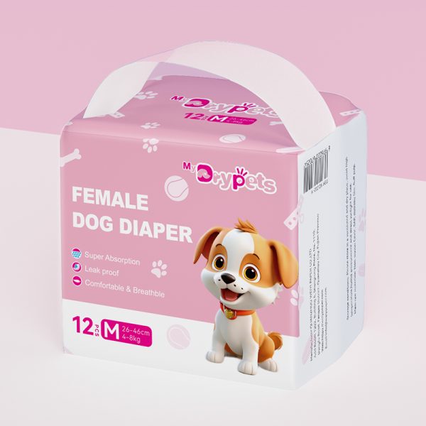 Wholesale SAP Soft Disposable Female Dog Diapers Pet Diapers